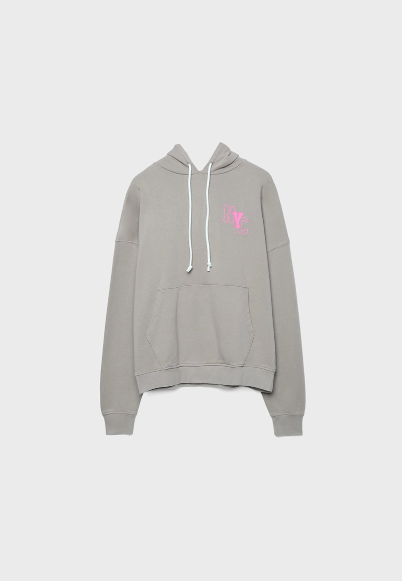 Толстовка с капюшоном с эффектом выцветания