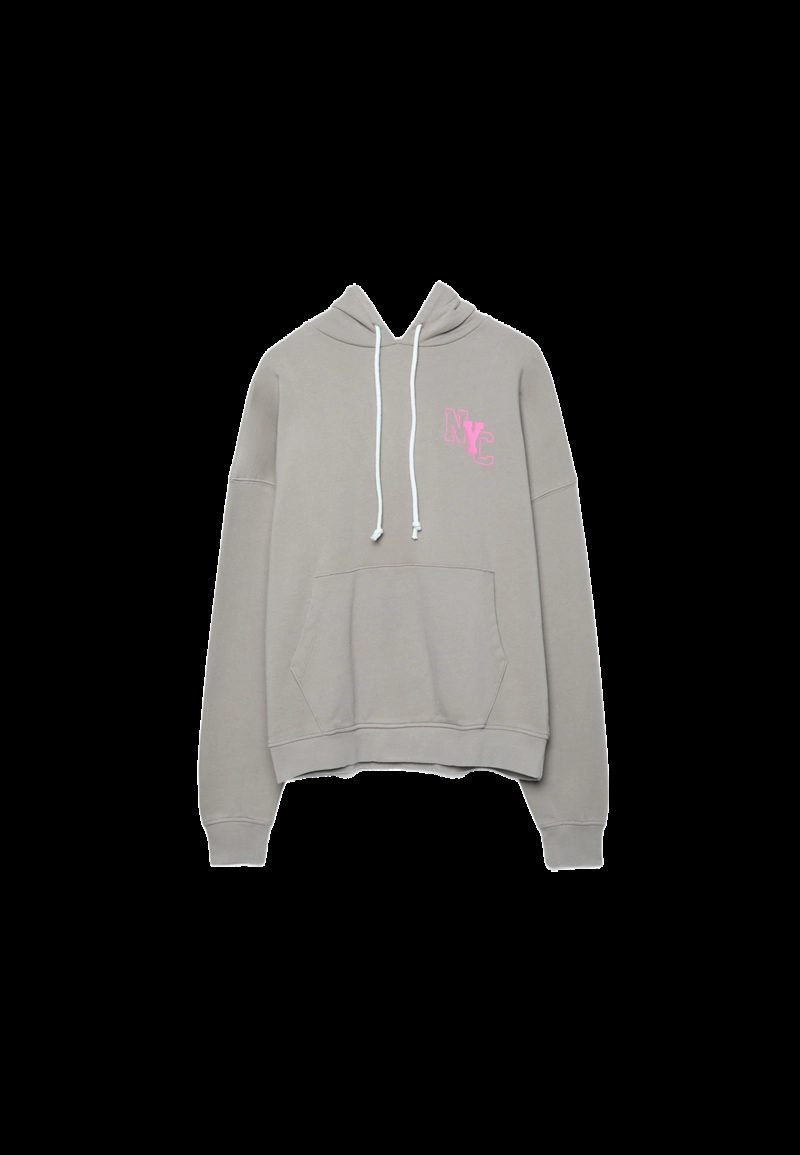 Толстовка с капюшоном с эффектом выцветания