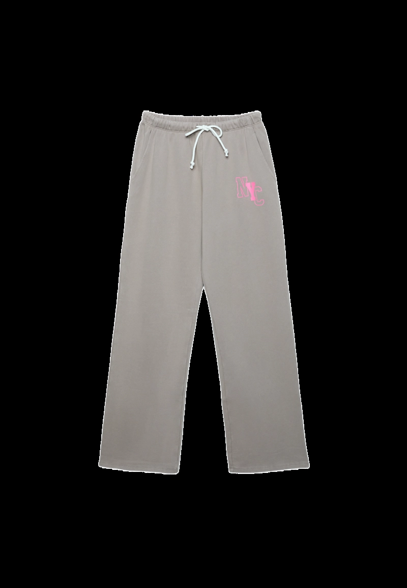 Брюки-джоггеры с эффектом позиционной стирки