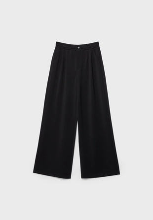 Мягкие брюки с защипами- Заказать в России