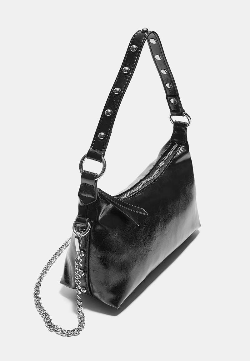 Сумка на плечо «Луна» с заклепками