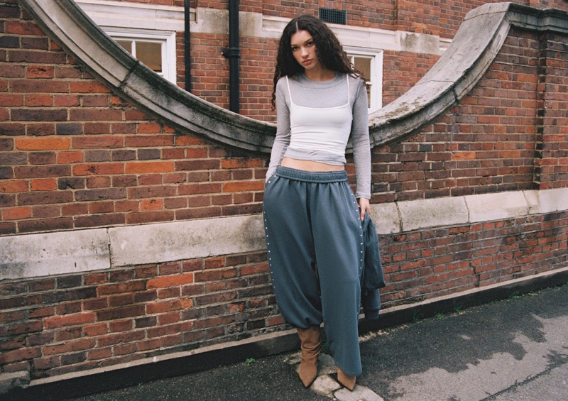 Кожаные ботильоны свободного кроя на каблуке