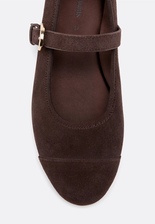 Кожаные балетки с носом- Заказать в России