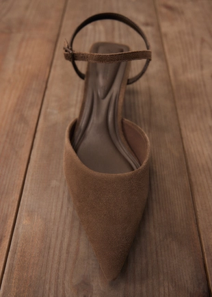 Замшевые туфли KITTEN HEEL- Заказать в России