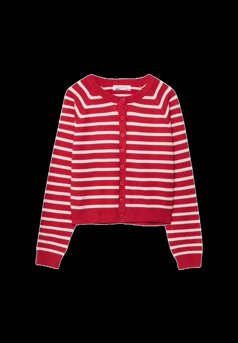 Трикотажный кардиган с пуговицами и рукавами реглан