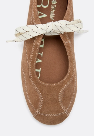 Спортивные балетки из кожи- Заказать в России