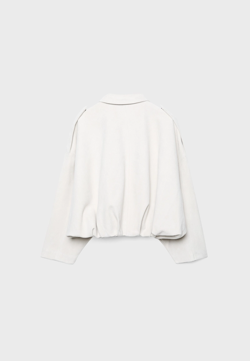 Куртка-баллон из искусственной замши