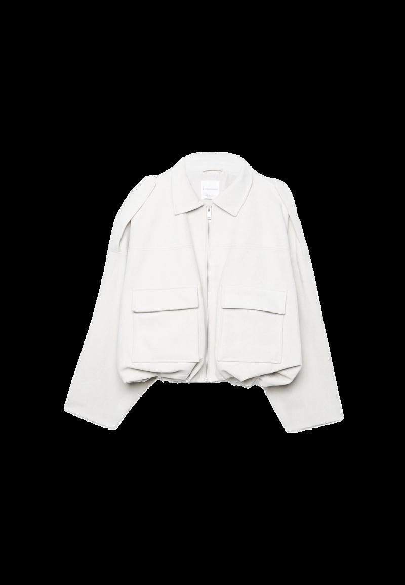 Куртка-баллон из искусственной замши