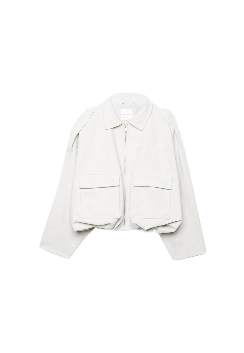 Куртка-баллон из искусственной замши