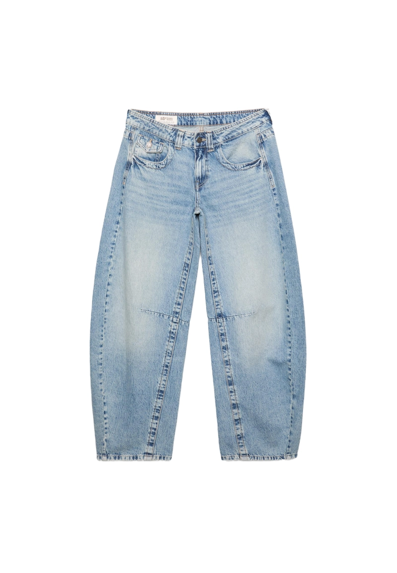 Джинсы barrel с низкой посадкой