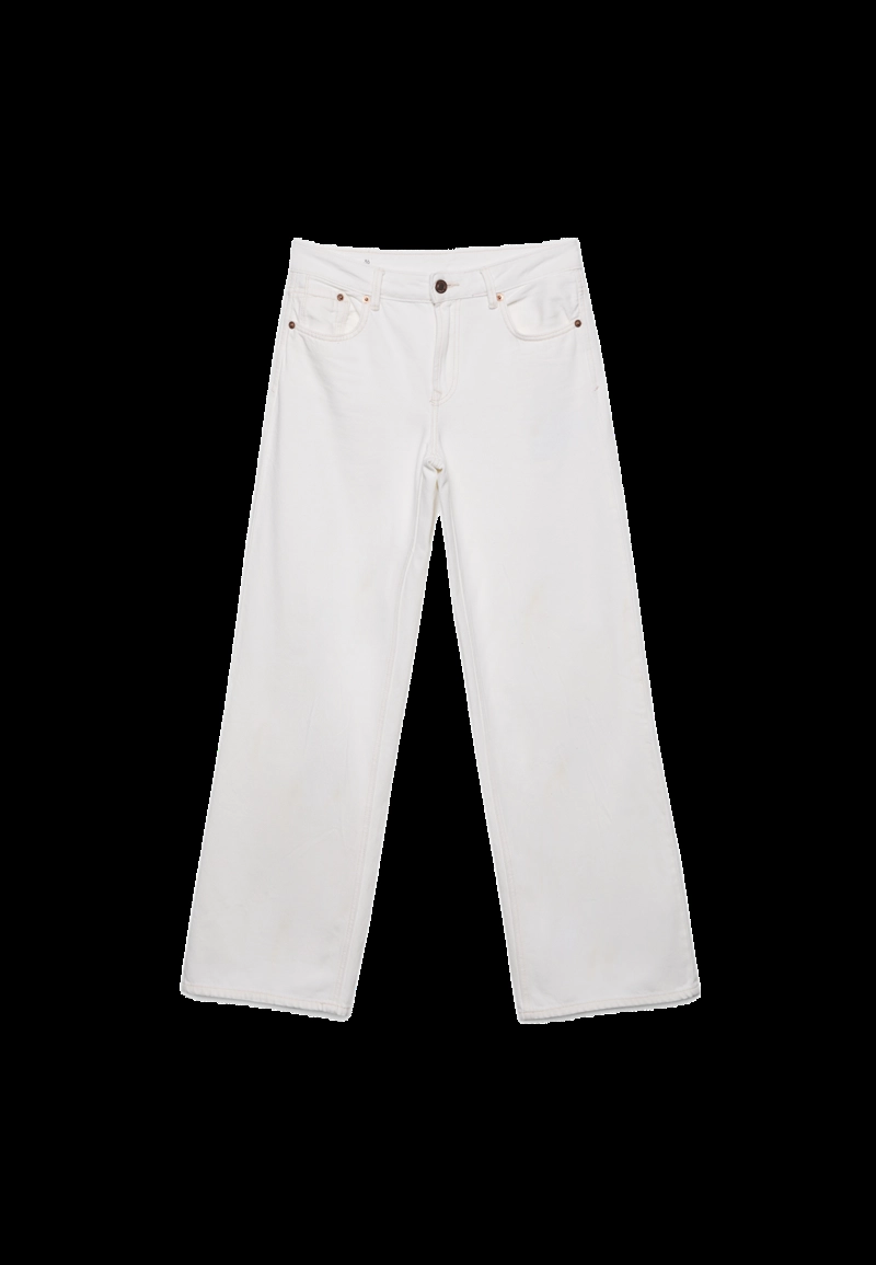 Джинсы D91 из твила с низкой посадкой и широкими штанинами