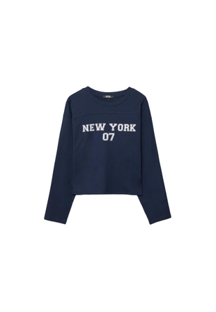 Футболка с принтом и рукавами в стиле кимоно- Заказать в России