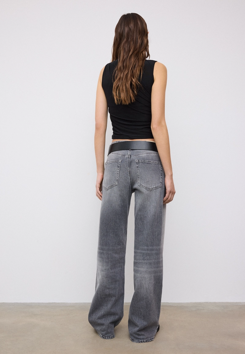 Футболка из присборенной полупрозрачной ткани