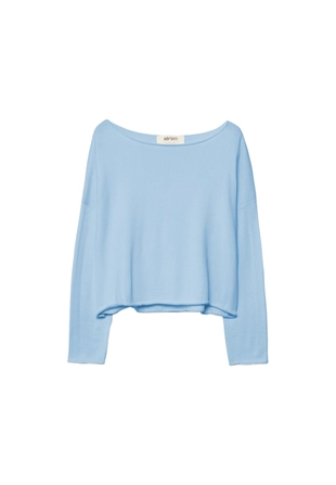 Укороченный джемпер с вырезом «лодочка»- Заказать в России