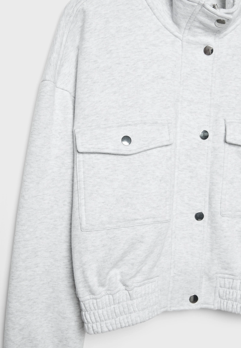 Флисовая куртка с высоким воротником