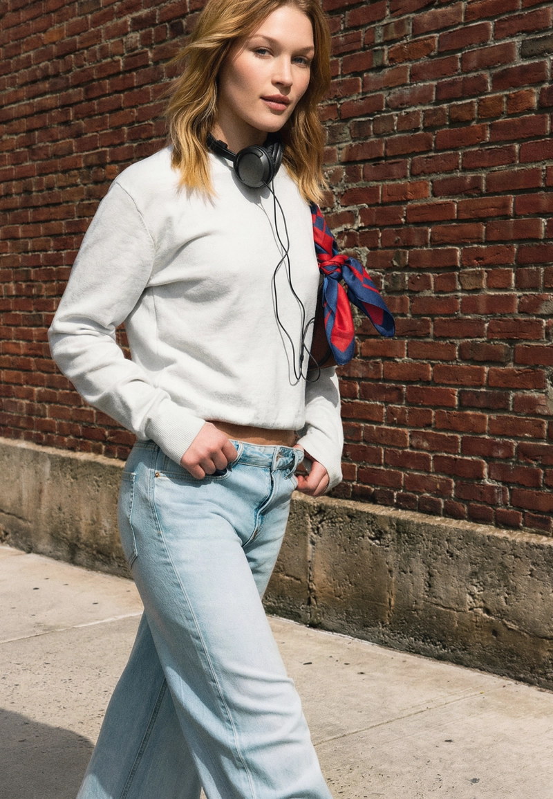 Базовый свитер из мягкого трикотажа