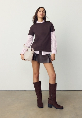 Сумка на плечо с мягкой пряжкой- Заказать в России