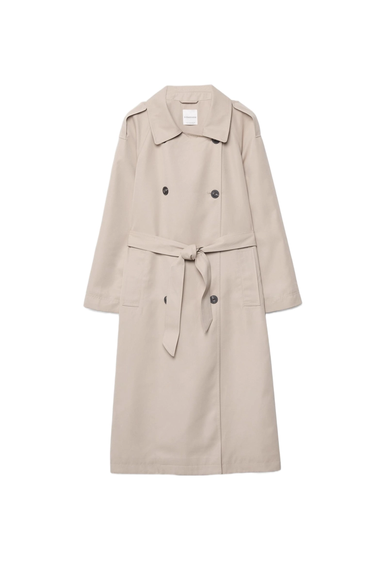 Длинный струящийся тренч