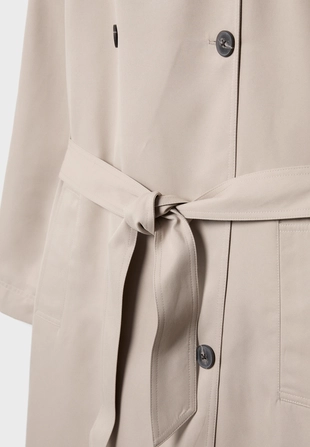 Длинный струящийся тренч- Заказать в России