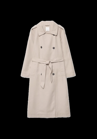 Длинный струящийся тренч- Заказать в России