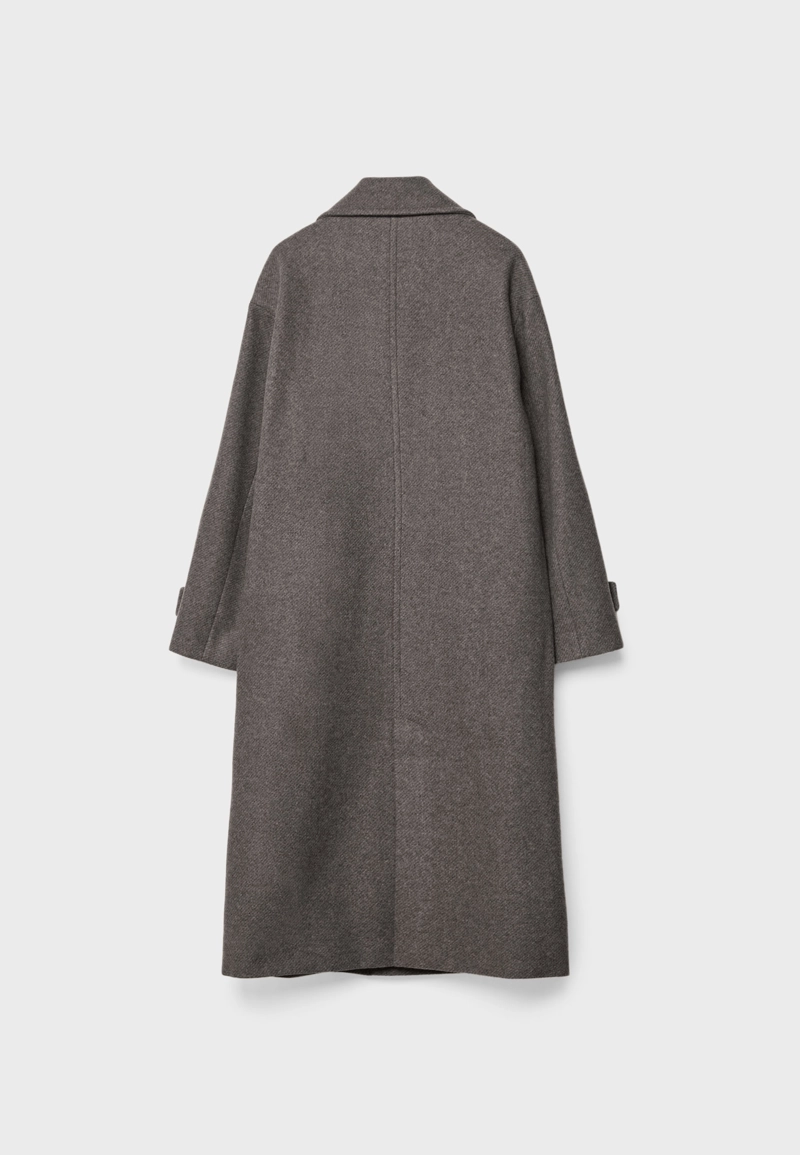 Длинное пальто оверсайз