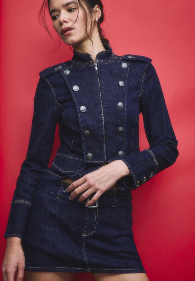 Джинсовый пиджак