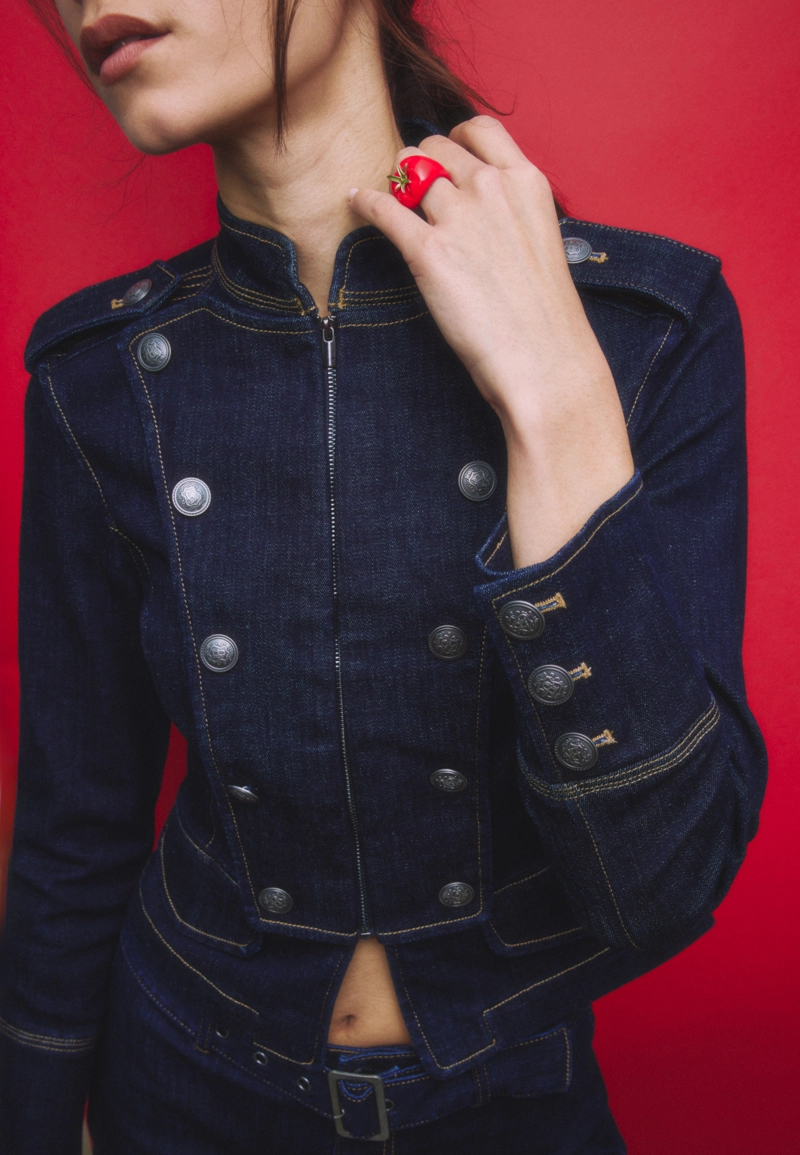 Джинсовый пиджак