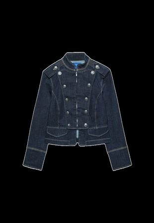 Джинсовый пиджак- Заказать в России