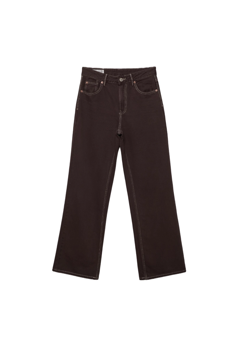 D92 Джинсы прямого широкого кроя