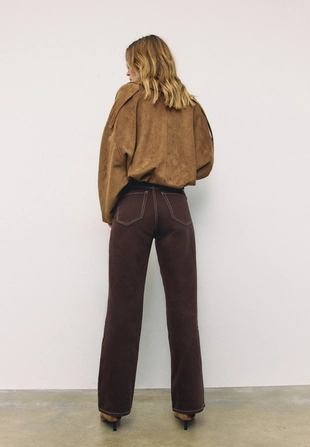 D92 джинсы прямого широкого кроя- Заказать в России