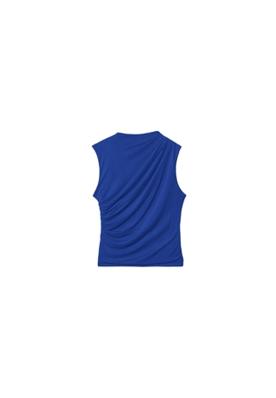 Футболка из присборенной полупрозрачной ткани- Заказать в России