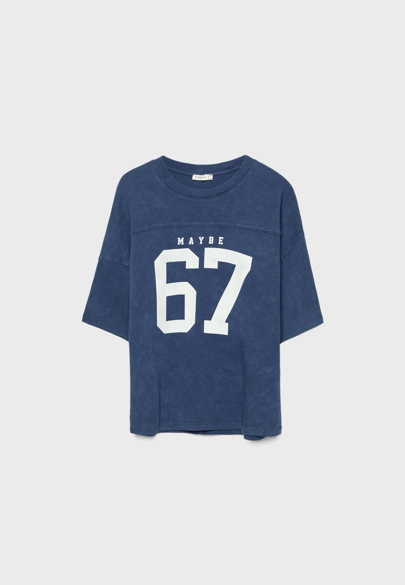 Футболка с короткими рукавами и графическим принтом