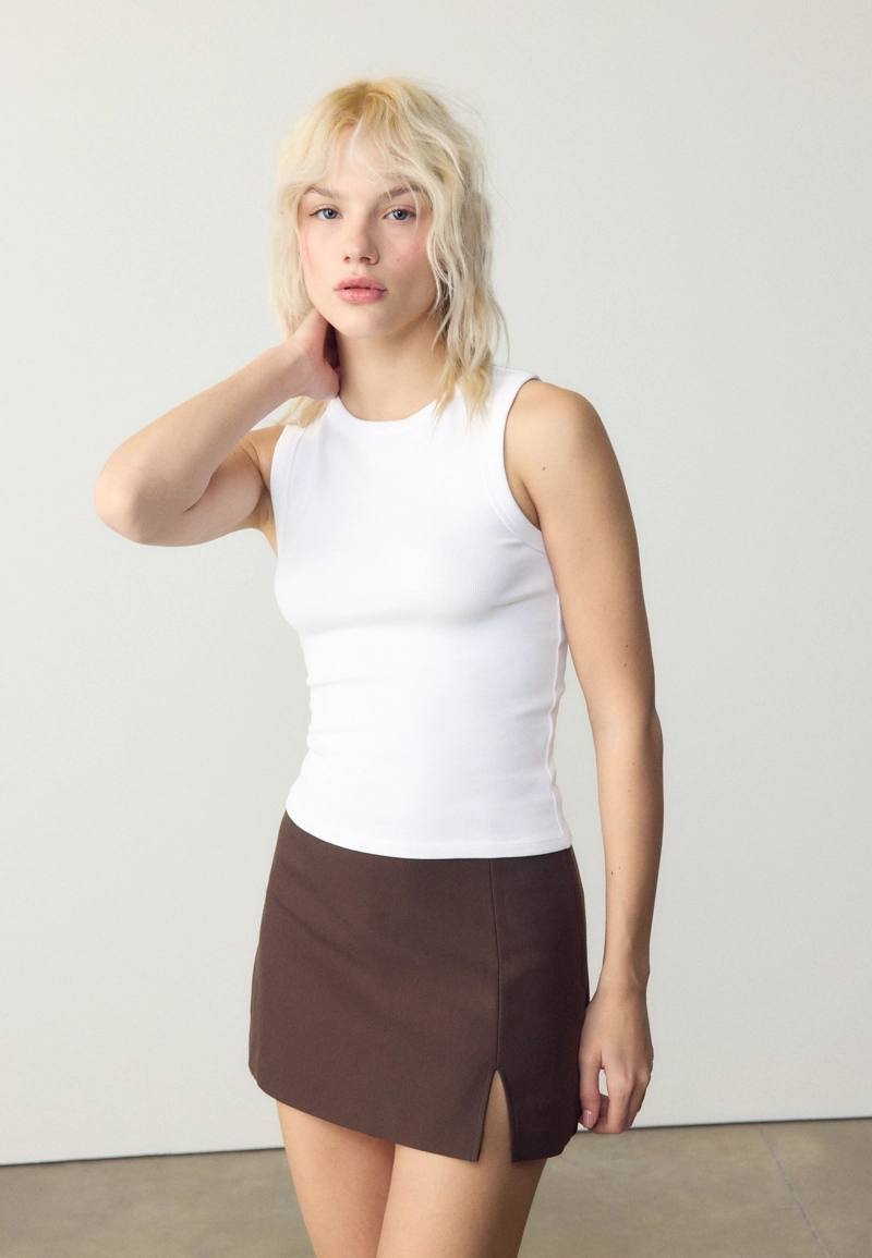 Базовый облегающий топ