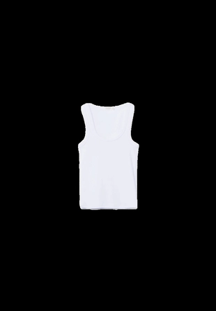 Майка-спина-борцовка в рубчик- Заказать в России