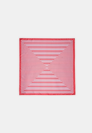 Комбинированный платок в полоску- Заказать в России