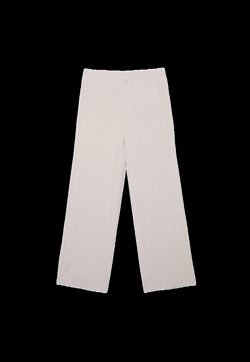 Классические зауженные брюки в полоску