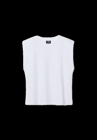 Базовая футболка с подплечниками- Заказать в России