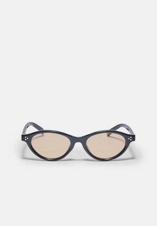 Маленькие овальные очки в пластиковой оправе- Заказать в России