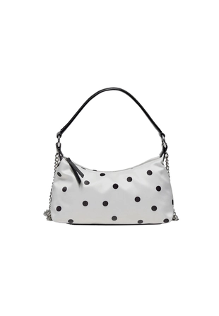 Сумка-полумесяц в горошек с плечевым ремнем- Заказать в России