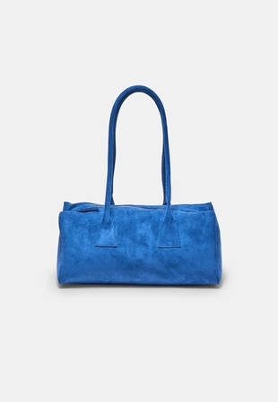 Сумка-боулинг из искусственной замши- Заказать в России