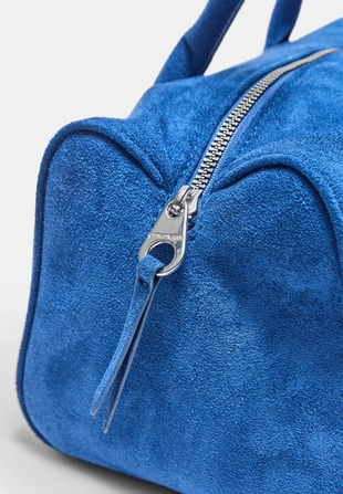 Сумка-боулинг из искусственной замши- Заказать в России