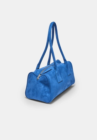 Сумка-боулинг из искусственной замши- Заказать в России