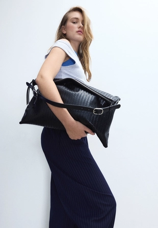 Мягкая сумка на плечо на молнии- Заказать в России