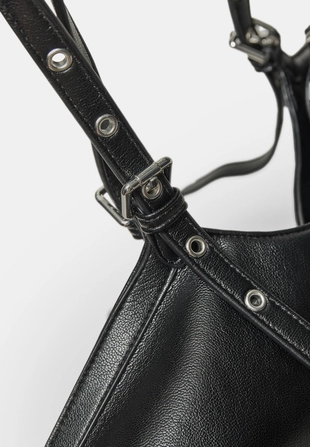 Сумка-шопер с мини-пряжками- Заказать в России