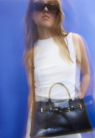 Сумка-тоут с поясом- Заказать в России