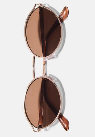 Круглые металлические очки- Заказать в России