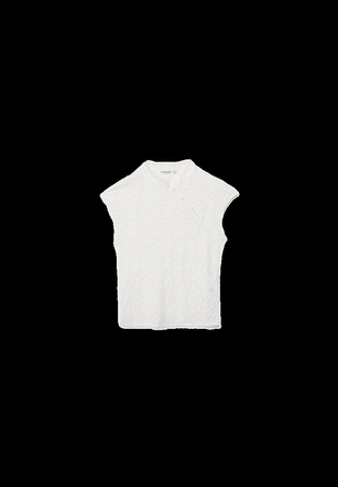 Футболка в стиле ципао с кружевом- Заказать в России