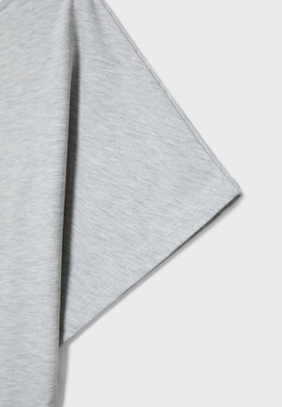 Футболка с вырезом-лодочкой и короткими рукавами- Заказать в России