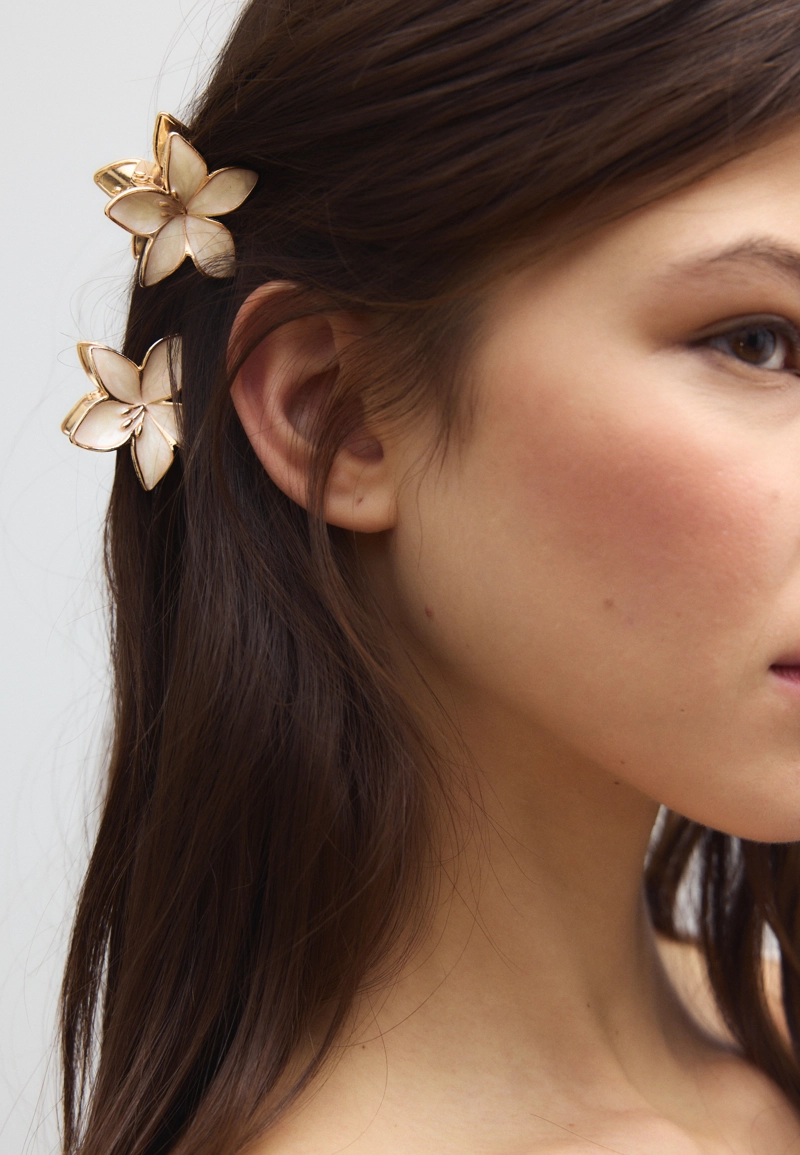 Набор из 3 зажимов для волос «Цветок»