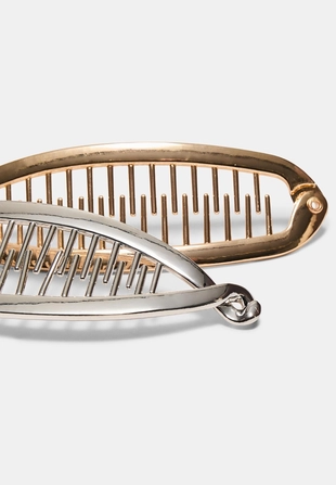 Набор из 2 металлических зажимов для волос- Заказать в России